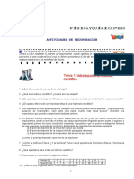 Actividades Refuerzo Fisica y Quimica 2 Eso