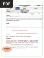 Guía de Lengua Castellana de 8°A y B (SEMANA 4)