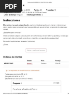 Autoevaluación 4 - Derecho Constitucional (4050)