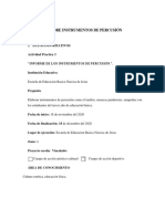 Informe Instrumentos de Percusión