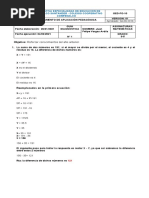 Guía Diagnósitica Matemáticas