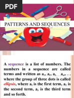 Patterns and Sequences