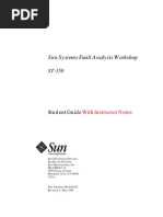 ST350 - Sun Systems Fault Analysis Workshop - Ig - 0596