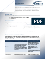 NASM-CPT Self-Study Course Syllabus