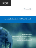 An Introduction To The FATF and Its Work