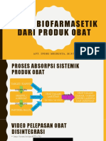 Aspek Biofarmasetik Produk Obat