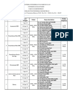 Jadwal CSL 3 Gastro