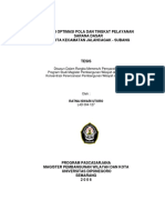 Kajian Optimalisasi Pola Dan Tingkat Pelayanan Sarana Dasar Di Kecamatan Jalancagak, Subang - Thesis