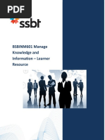 BSBINM601 Learner Resource V1.5