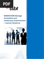 BSBMGT608 Learner Resource