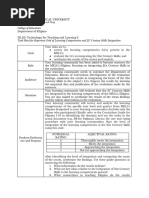 Task Sheet For Repertory Grid