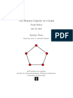 The Shannon Capacity of A Graph: Femke Bekius July 22, 2011