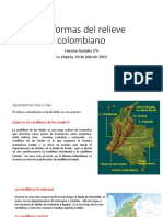 Las Formas Del Relieve Colombiano: Ciencias Sociales 3°A La Virginia, 10 de Julio de 2020