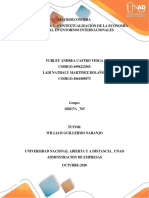 Unidad 2 - Tarea 3 - Contextualización de La Economía Nacional en Entornos Internacionales