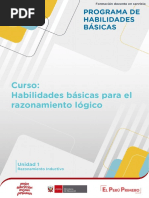 Habilidades Basicas Del Razonamiento Logico Matematico Ccesa007