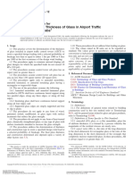 Determining The Thickness of Glass in Airport Traffic Control Tower Cabs