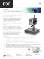 Cone and Plate Viscometer: Viscosity