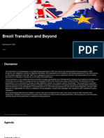 Brexit Transition and Beyond