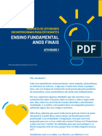 Proposta de Atividade Fundamental II Atividade 1