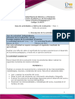 Guia de Actividades y Rúbrica de Evaluación Actividad Inicial - Paso 1 - Reflexión Personal