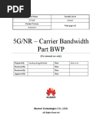 FAQ - 5G NR Carrier Bandwidth Part BWP