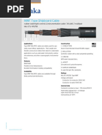 MWF Type Shipboard Cable: Rubber Watertight Control & Instrumentation Cable / 18 AWG / Multipair MIL-DTL-915/58