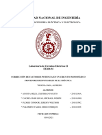 Laboratorio 2 - Corrección de Factor de Potencia en Un Circuito Monofásico