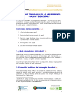 Guía para Trabajar Con La Herramienta Salud y Bienestar