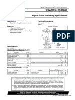 2SA2099 / 2SC5888: High-Current Switching Applications