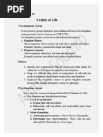 Biology Chapter No 05 Variety of Life