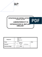 Laboratorio N°1 Introducción Al Matlab - Simulink Casi