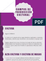 Campos de Producción Cultural