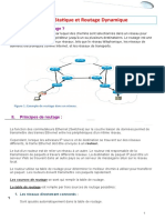 Routage Statique Et Routage Dynamique