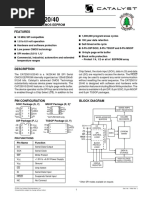 1K/2K/4K Spi Serial Cmos Eeprom Features: Logen Free