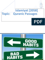 Olevels Islamiyat - Quranic Passages