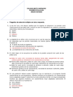 Examen Evolucion Grado 9º