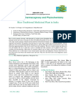 Rice-Traditional Medicinal Plant in India: Journal of Pharmacognosy and Phytochemistry