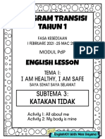 (Rectified) Tema 1 Subtema 3 English Module Program Transisi Tahun 1