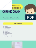 CPG On Chronic Cough