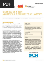 GHG Mitigation in India