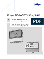 Dräger REGARD 2400 / 2410: 4-Kanal Gaswarnzentrale