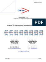 QSCert RFO ISO Implementation