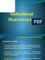 Institutional Housekeeping