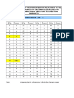 Answer Key ISRO Scientist SC Papers Mechanical-2014