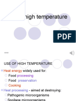 Use of High Temperature in Food Processing