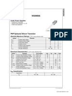 KSA928A: PNP Epitaxial Silicon Transistor