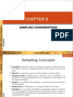 ch-9-ppt Sampling Consideration