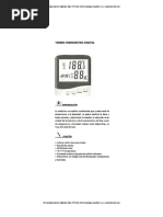 Termohigrometro - Digitales - Fijos - ETP-101 - ESUN - Catalogo - Español