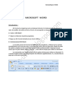 Chapitre2 MICROSOFTWORD