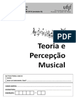 Música Teoria e Percepção Musical Final